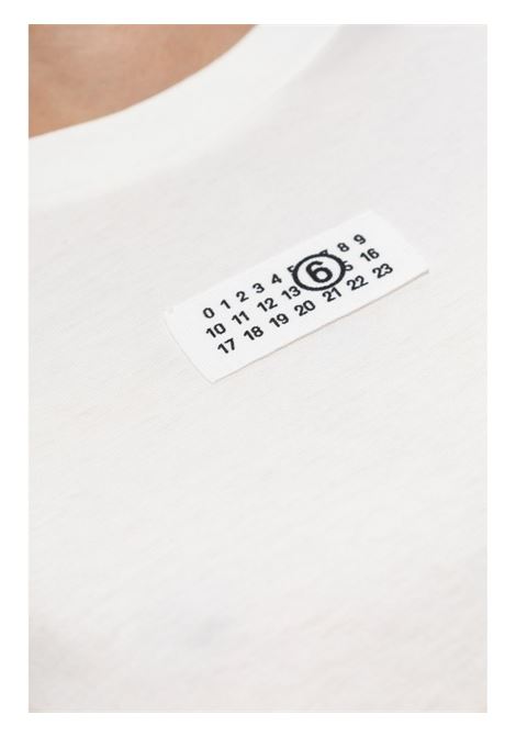 White Numbers-motif T-shirt Mm6 maison margiela - women MM6 MAISON MARGIELA | S52GC0327S24312101